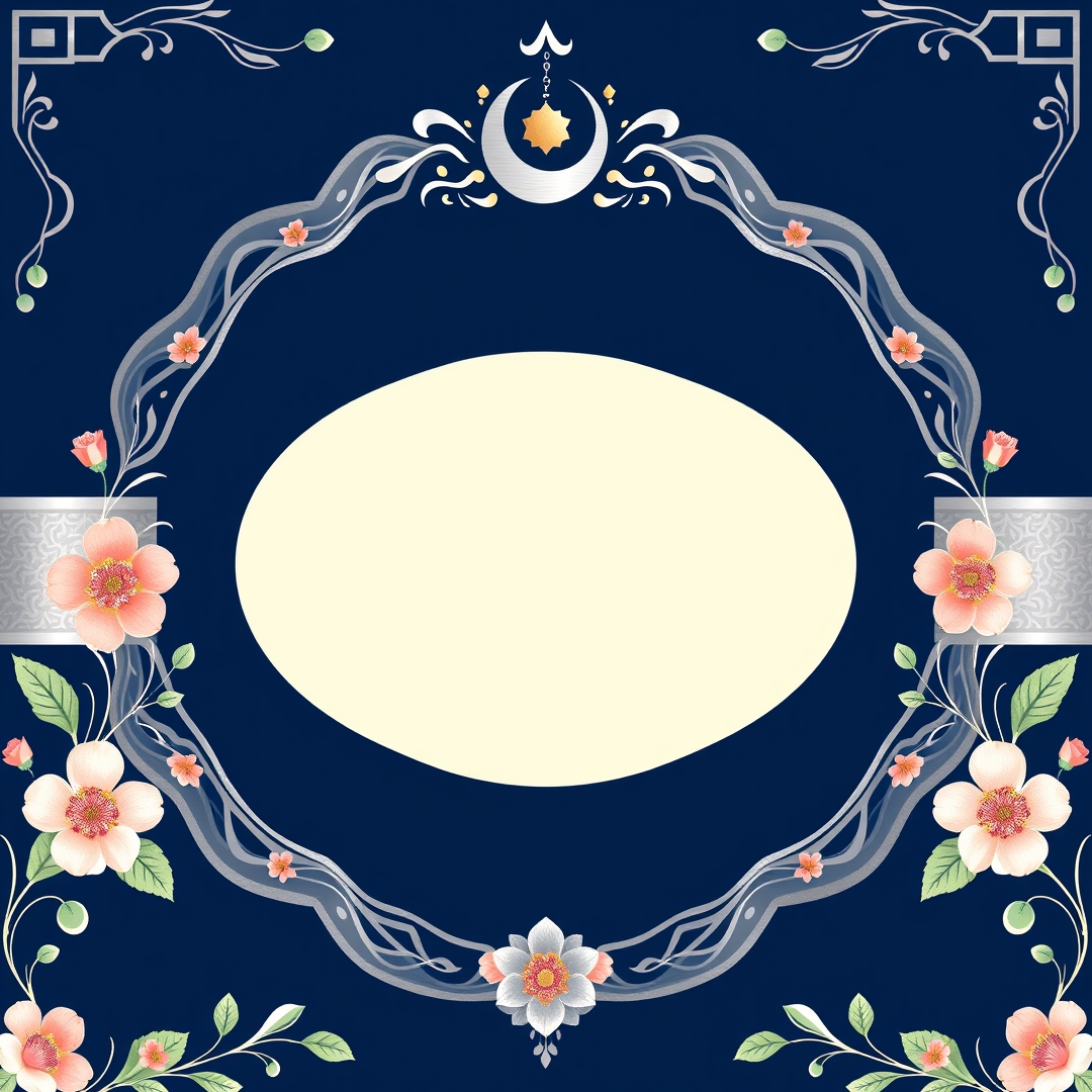 إطار Floral elegant