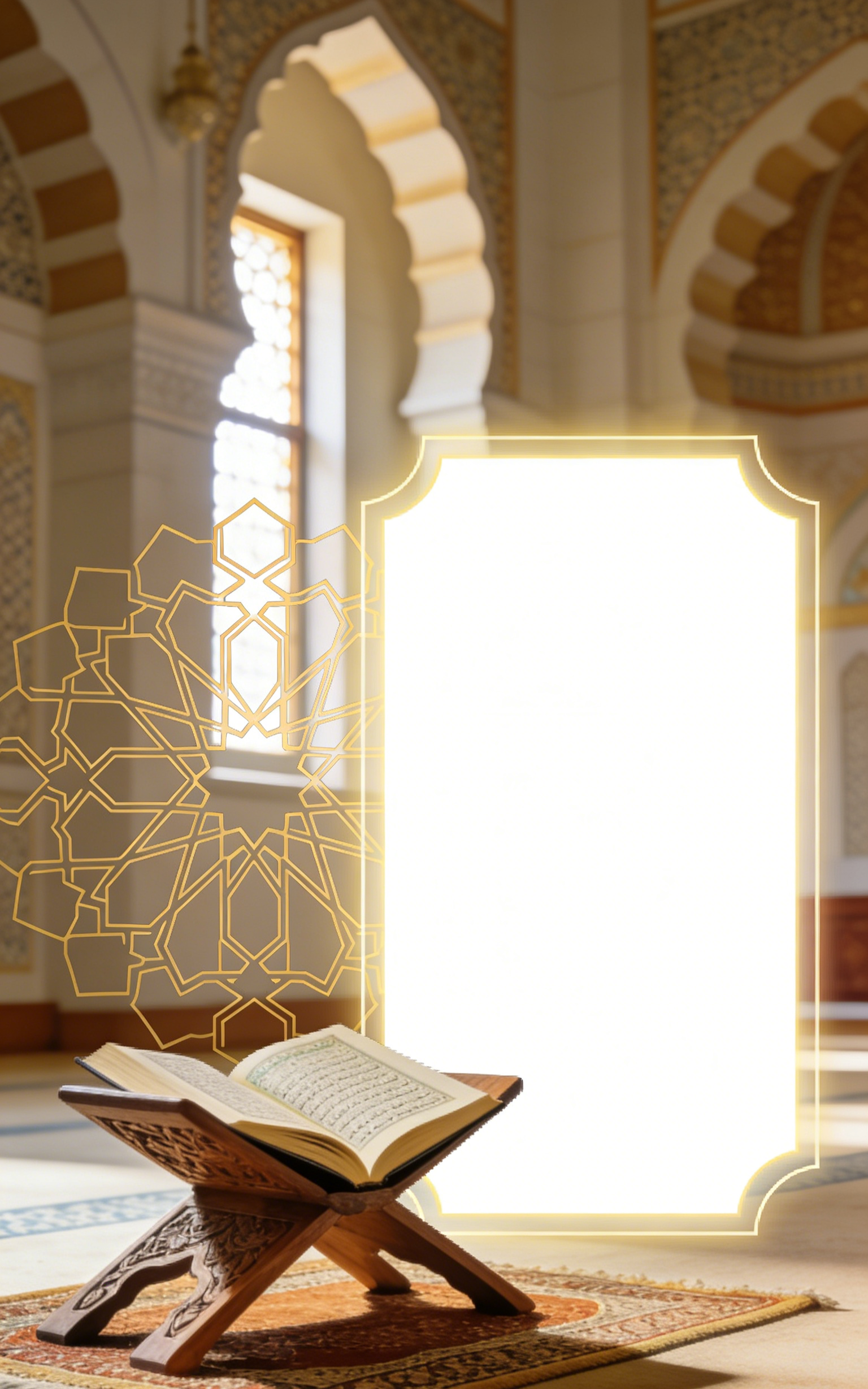 إطار إسلامي هندسي