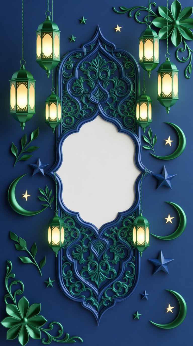 إطار إسلامي كلاسيكي أنيق