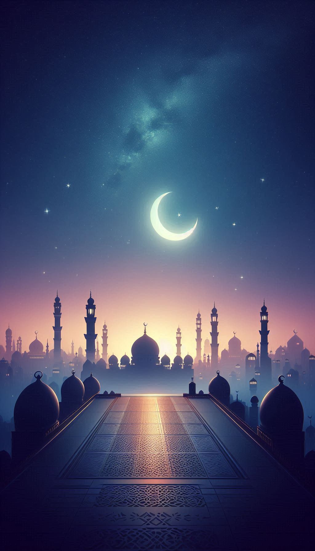 إطار إسلامي مزخرف
