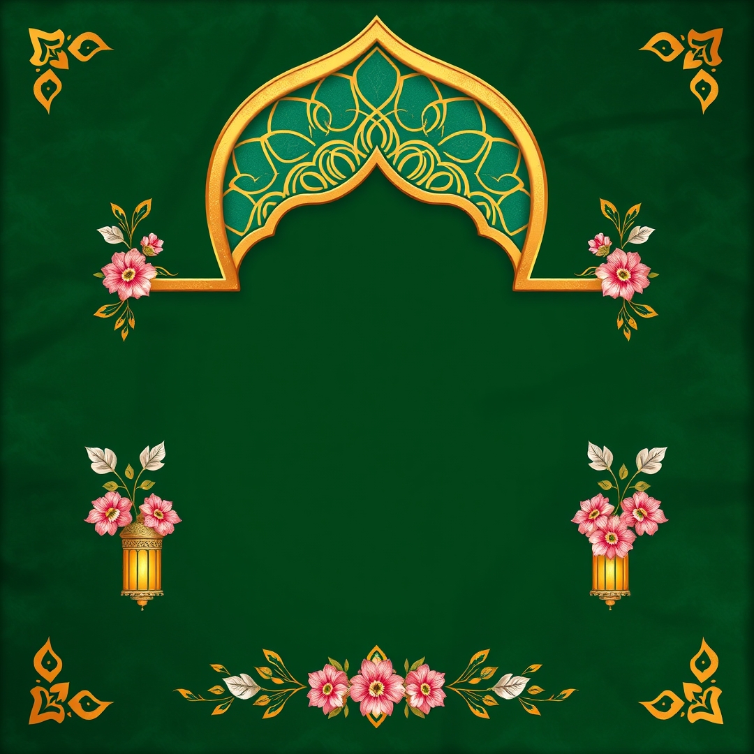 إطار إسلامي رومانسي فخم