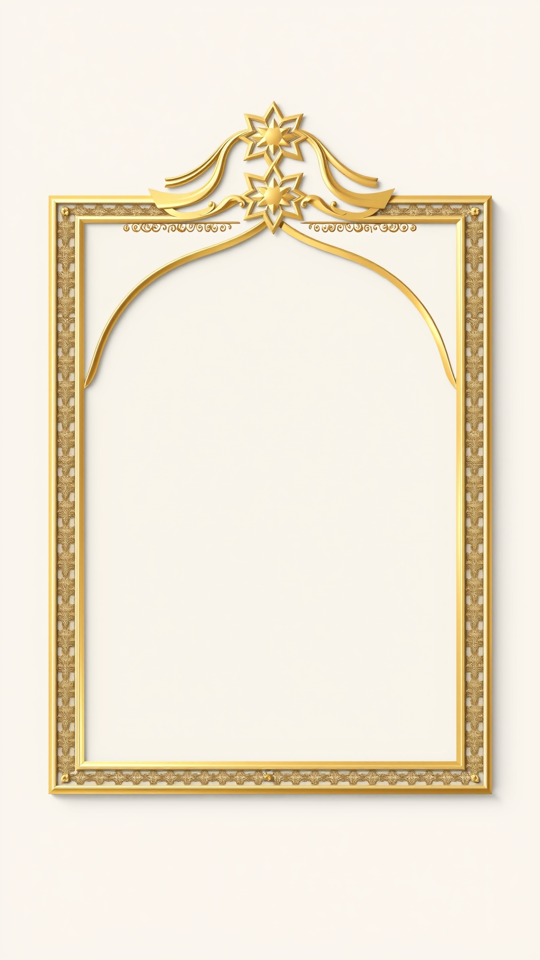 صورة إطار إسلامي فاخر ذو زخرفة