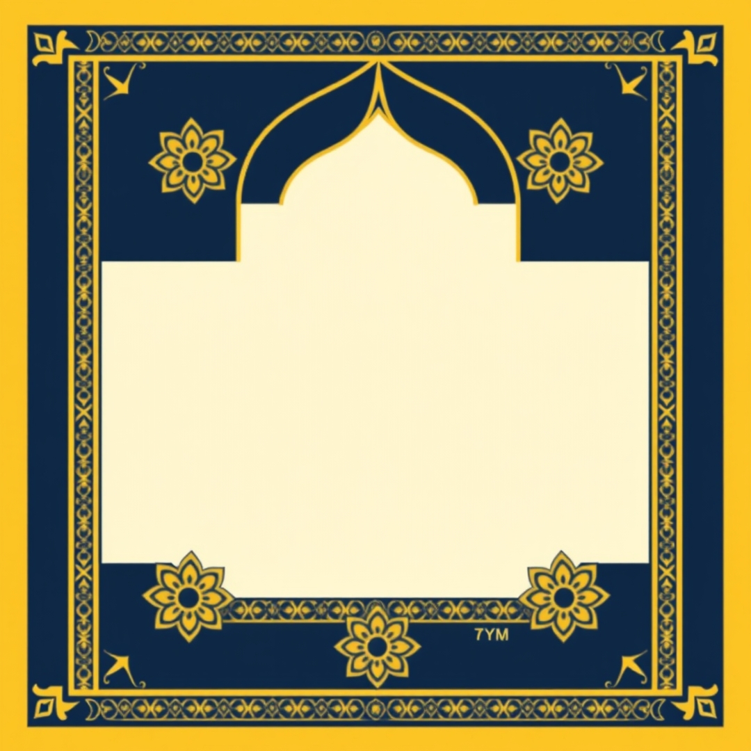 إطار إسلامي مينيمال مودرن