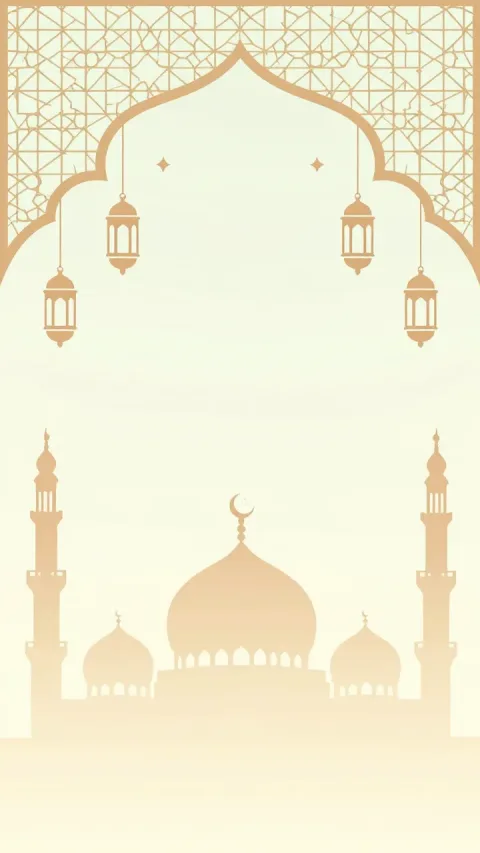 إطار إسلامي مزخرف أنيق