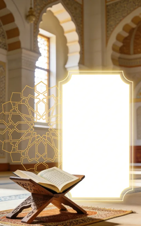 إطار إسلامي هندسي