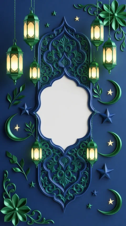 إطار إسلامي كلاسيكي أنيق