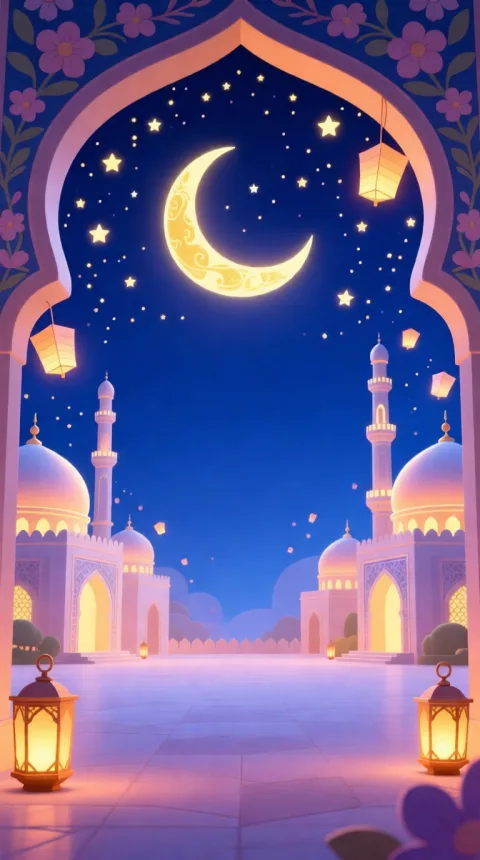 إطار إسلامي مزخرف