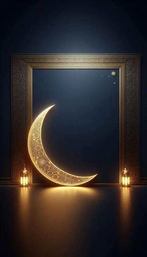 إطار إسلامي مزخرف فني