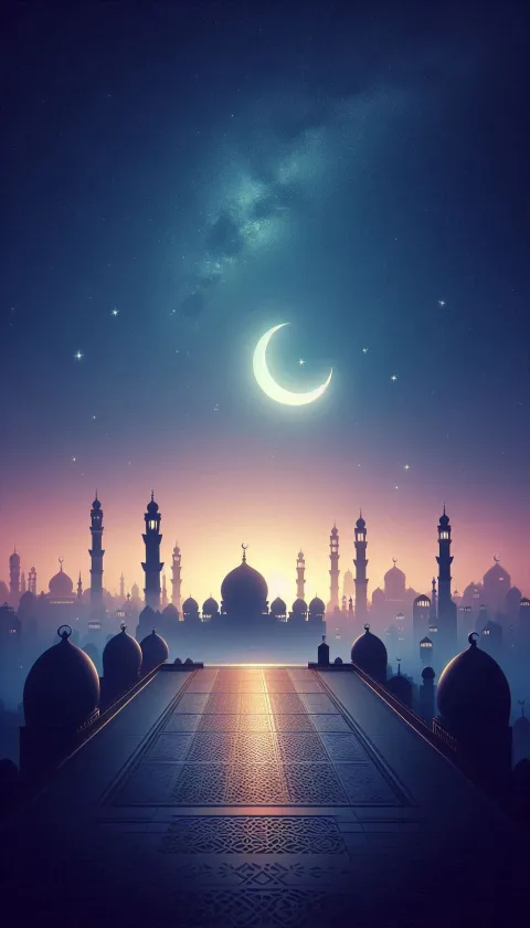 إطار إسلامي مزخرف