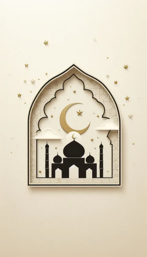 إطار إسلامي أنيق عصري