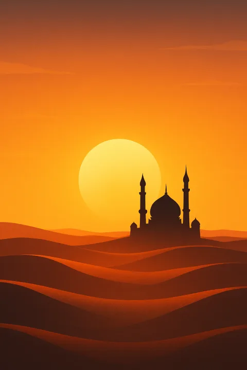 إطار إسلامي مزخرف فني