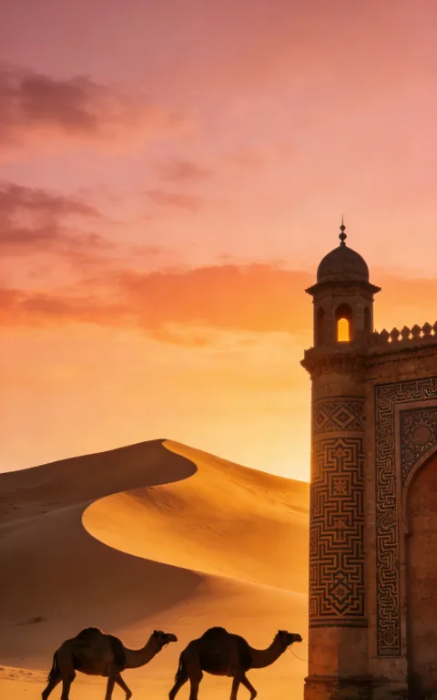 إطار إسلامي كلاسيكي أنيق